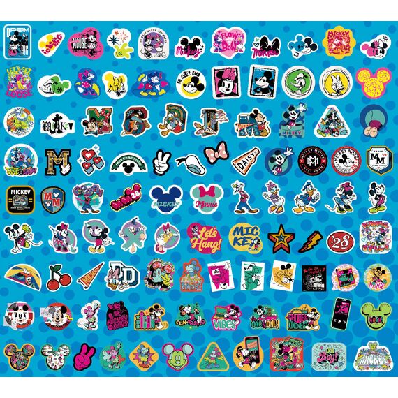 MICKEY & FRIENDS - 100 stickers set (Display of 20)