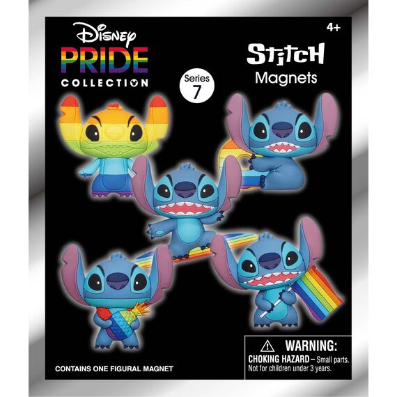 STITCH - Serie 7 - 3D Foam Magnets in blind bags (Display 12 Pcs)