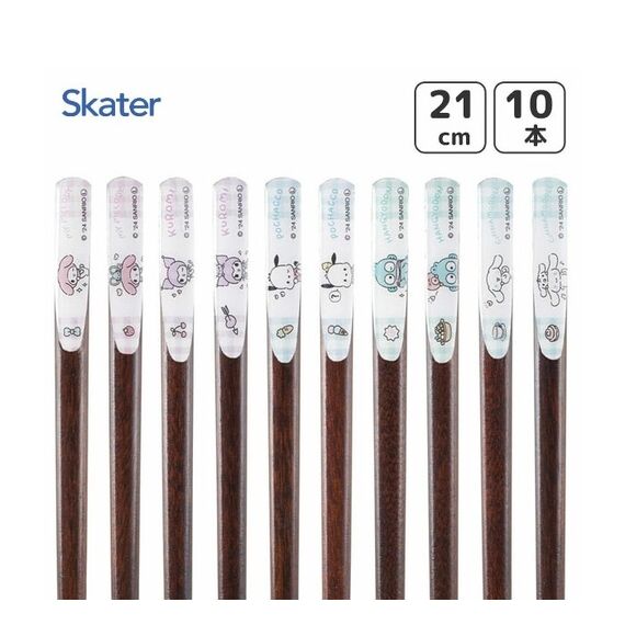 SANRIO - Set of 10 collectible chopsticks 21cm