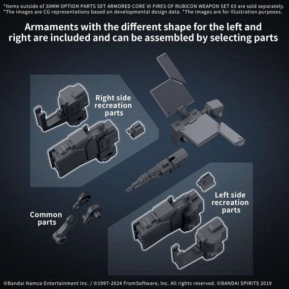 Armored Core - OPTION PARTS SET ARMORED CORE - Model Kit