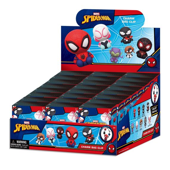 SPIDER-MAN - Charm Bag Clip (Display 24 Pcs)