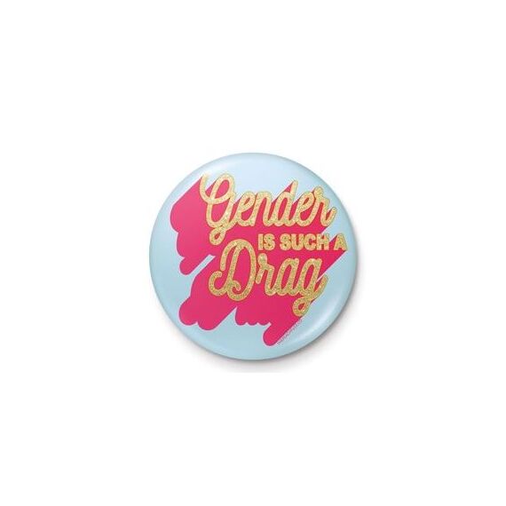 DIVERS - The Peach Fuzz "Gender is such a drag" - Button Badge 25mm