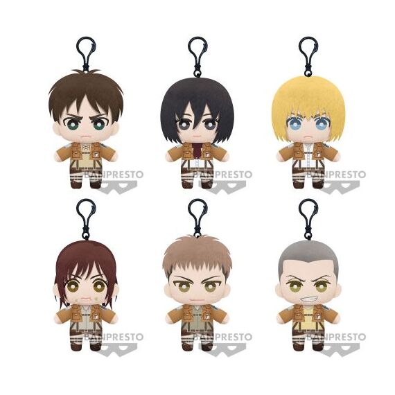ATTACK ON TITAN - Tomonui Plush - Assort 9 Plush 15cm
