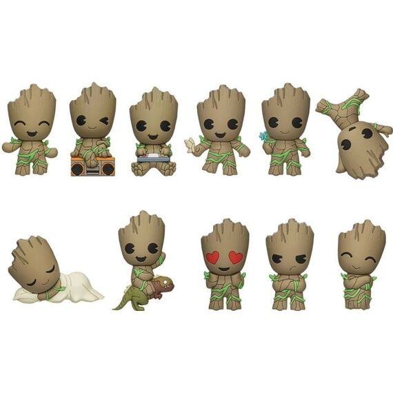 GROOT - Series 1 - 3D Foam Bag Clip (Display 24 Pcs)