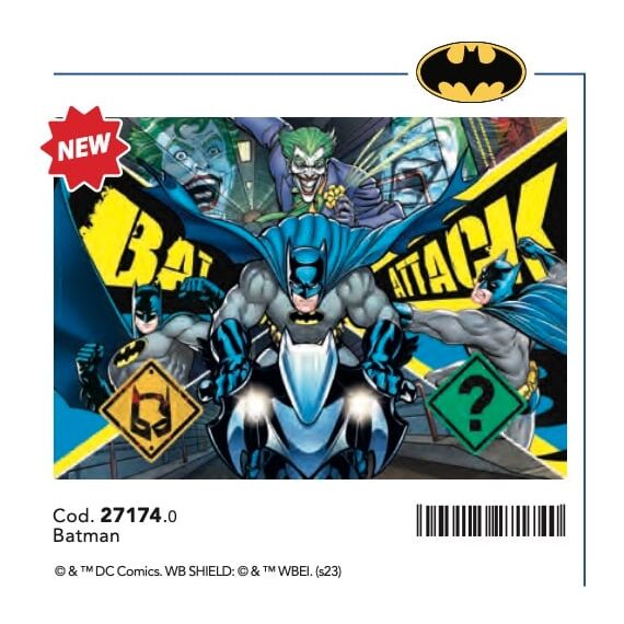 DC - Batman on moto - Puzzle 104P