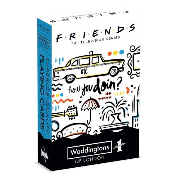 FRIENDS - Jeux de cartes Waddingtons Number 1 - Display 12 pièces 'FR'