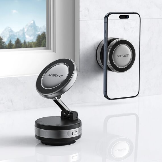 Acefast E30 Magnetic Dashboard/Windshield Suction Cup Holder - Black