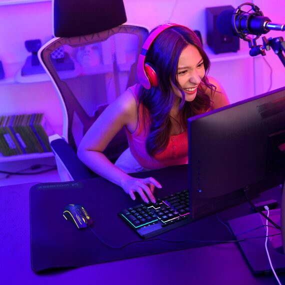 Wozinsky WPD-B1000 gaming desk pad XXL 1000x500mm waterproof - black