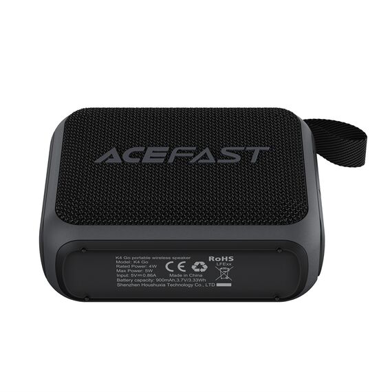 Acefast K4 Go Bluetooth 5.4 Mini Wireless Speaker - Black