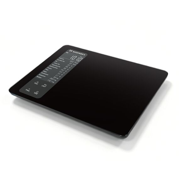 Wozinsky WIK-16 Smart Kitchen Scale with Digital Display, Bluetooth App - Black