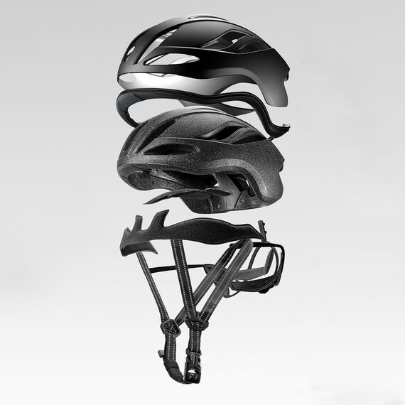 Rockbros TS-42 lightweight bicycle helmet 58-62 cm - titanium
