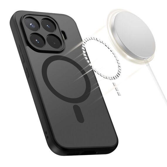 Etui Tech-Protect Magmat MagSafe na Xiaomi 17T - czarne matowe