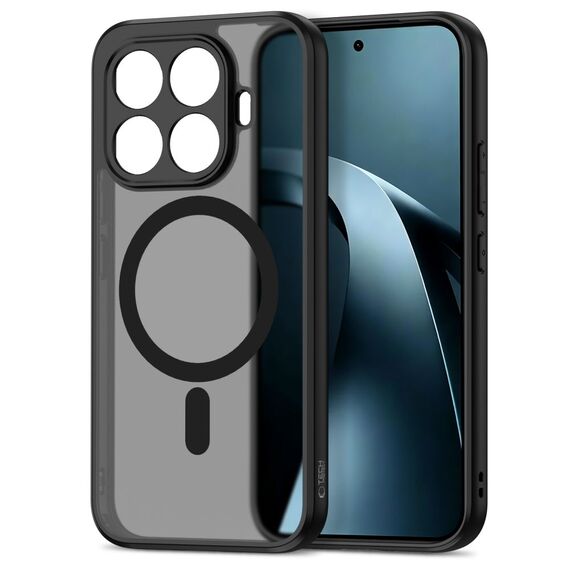 Etui Tech-Protect Magmat MagSafe na Xiaomi 17T Pro - czarne matowe