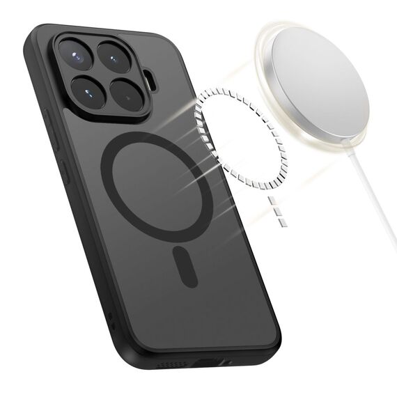 Etui Tech-Protect Magmat MagSafe na Xiaomi 17T Pro - czarne matowe