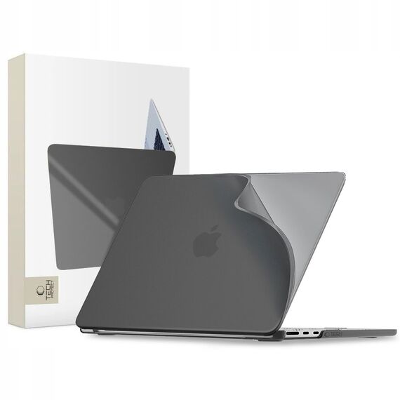 Etui Tech-Protect Softshell na MacBook Air 15 2023 / 2024 / 2025 / 2026 - czarne matowe
