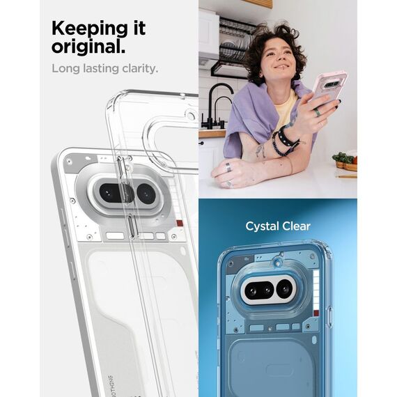 Etui Spigen Ultra Hybrid na Nothing Phone 4A - przezroczyste