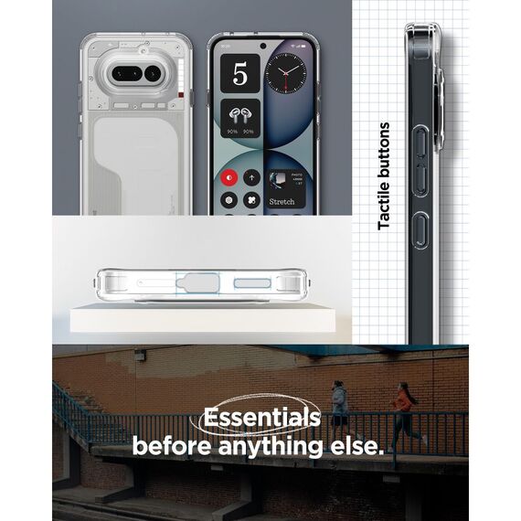 Etui Spigen Ultra Hybrid na Nothing Phone 4A - przezroczyste