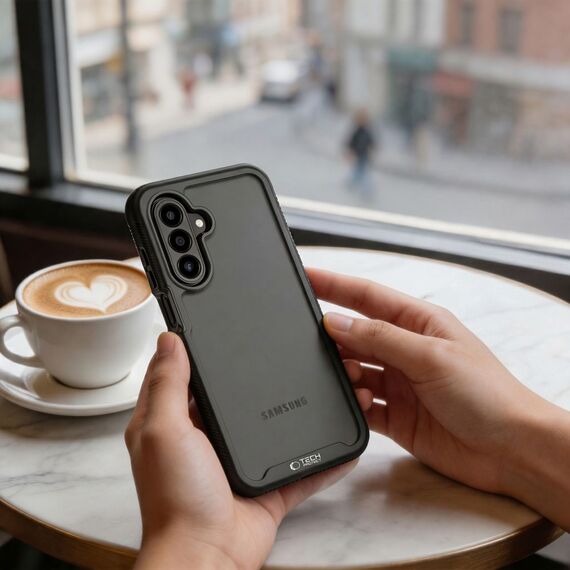 Etui Tech-Protect Defense na Samsung Galaxy A36 / A56 / A27 / A37 5G - czarne matowe