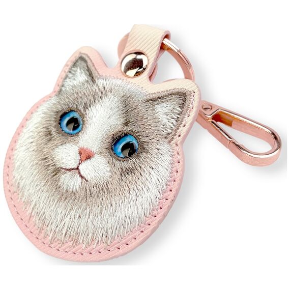 Etui Nimmy New Big Eyed Pet 2.0 Cat na lokalizator - różowe