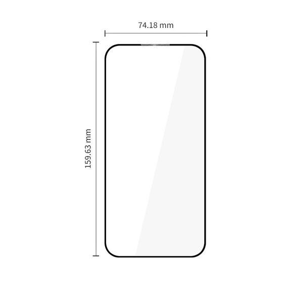 Szkło hartowane Tech-Protect Glass Fit+ 2-Pack na OnePlus Nord 6 - czarne