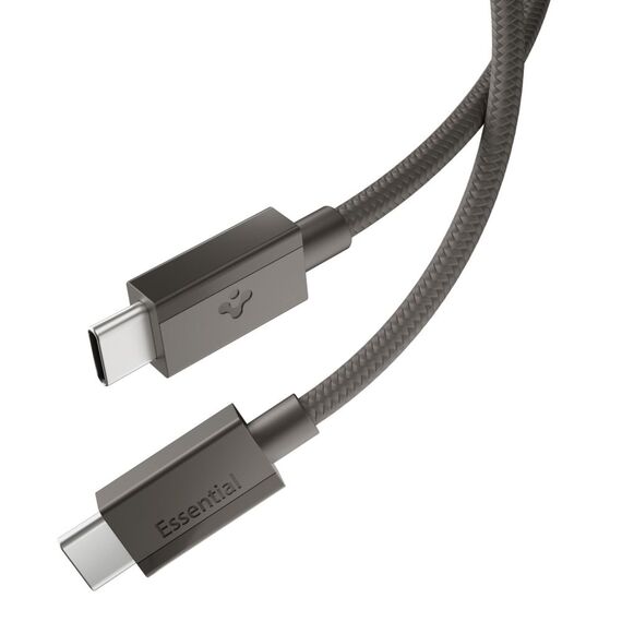 Kabel Spigen Essential EB6015CC USB-C 60W 150 cm - ciemnoszary