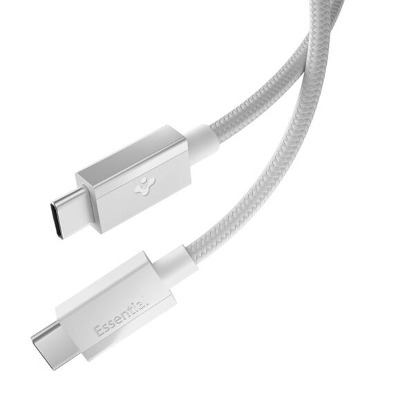 Kabel Spigen Essential EB6015CC USB-C 60W 150 cm - biały