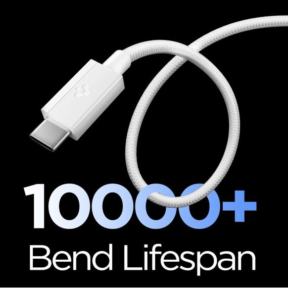 Kabel Spigen Essential EB6015AC USB-C 60W 150 cm - biały