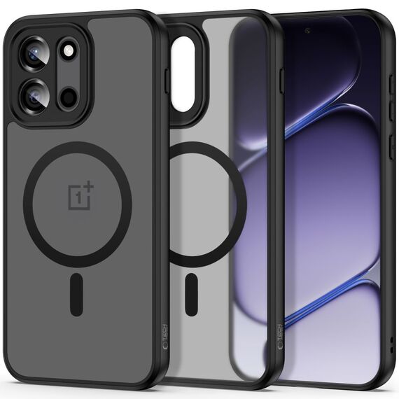Etui Tech-Protect Magmat MagSafe na OnePlus Nord 6 - czarne matowe