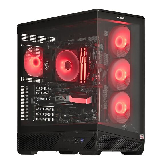 Actina 5901443443803 PC AMD Ryzen™ 5 8400F 32 GB DDR5-SDRAM 1 TB SSD NVIDIA® GeForce RTX™ 5050 Midi Tower Black