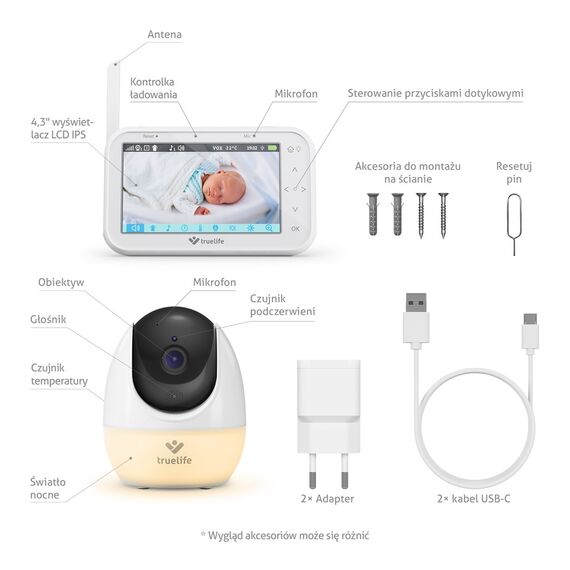 TrueLife NannyCam R4 Pro baby monitor