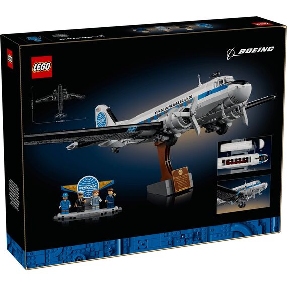 LEGO ICONS 11378 Douglas DC-3 PAN AM Airliner