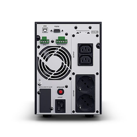 CyberPower OLS1500EA uninterruptible power supply (UPS) Double-conversion (Online) 1.5 kVA 1350 W 4 AC outlet(s)