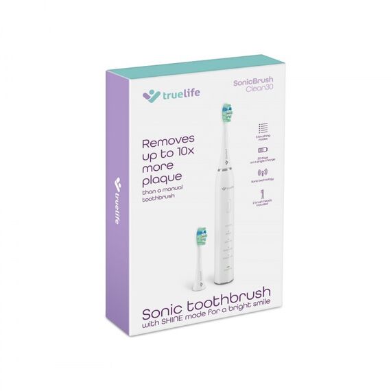 TrueLife SonicBrush Clean30 White Adult Oscillating toothbrush