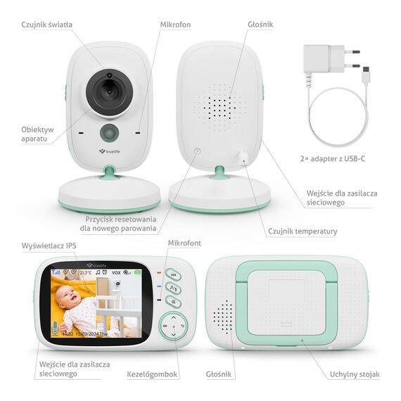 TrueLife NannyCam H32 Pro baby monitor