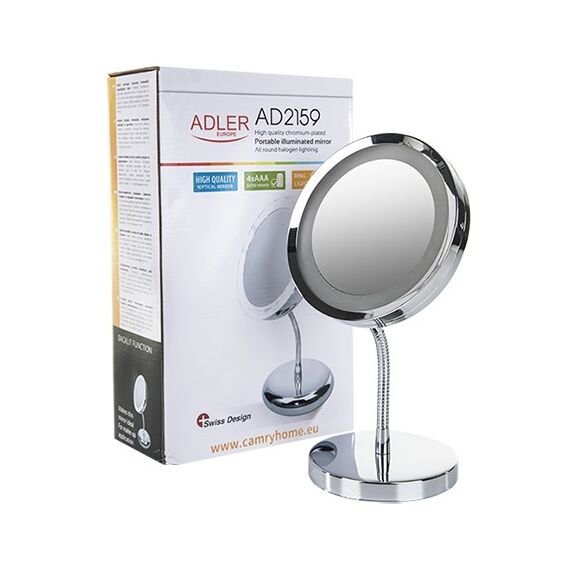 Adler AD 2159 makeup mirror Freestanding Chrome