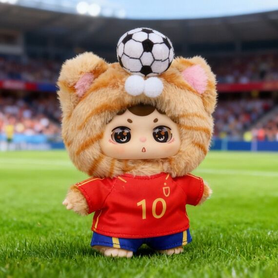 Niinoo Dreaming Spain Football Blind Box Surprise doll keychain 17cm