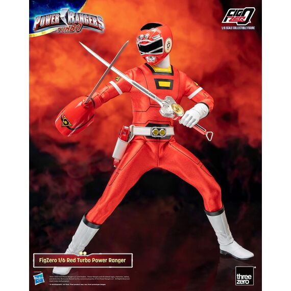 Power Rangers Turbo FigZero Action Figure 1/6 Red Turbo Power Ranger 30 cm