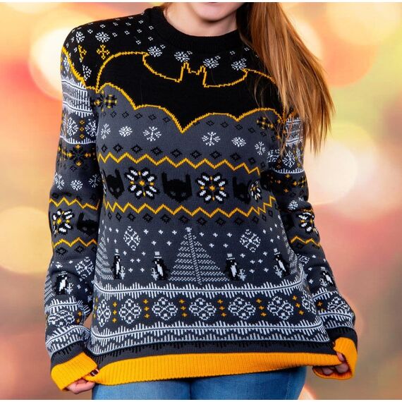 Batman Christmas Sweater Penguin Size XXXL