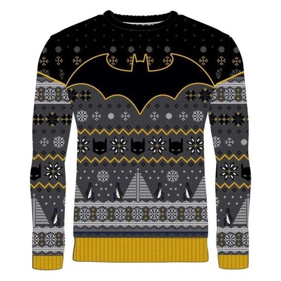 Batman Christmas Sweater Penguin Size S