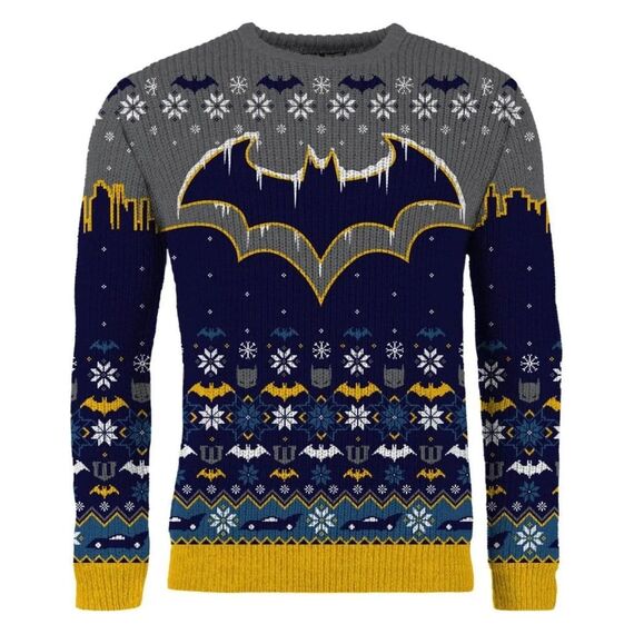 Batman Christmas Sweater Frosty Size XXXL