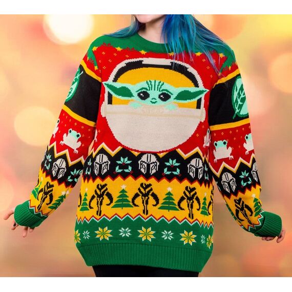 Star Wars Christmas Sweater The Child Size S