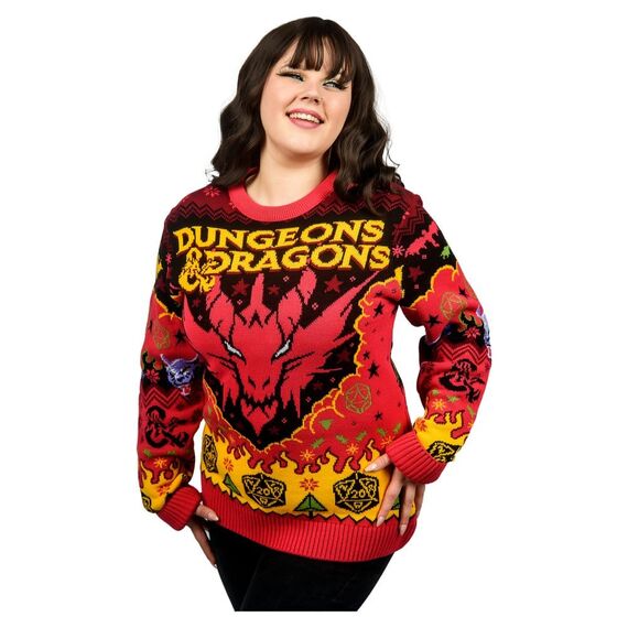 Dungeons & Dragons Christmas Sweater Size XXL
