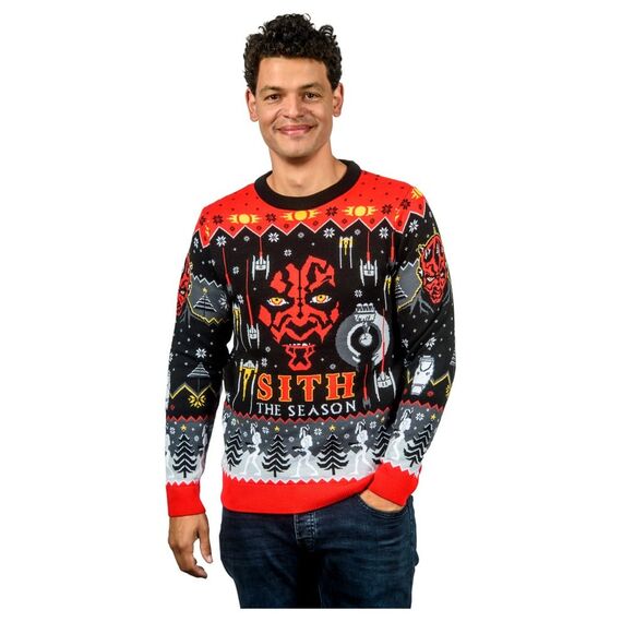 Star Wars Christmas Sweater Sith Size M