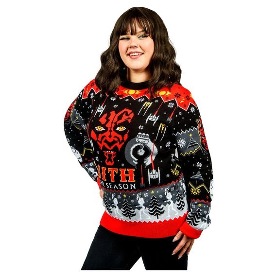 Star Wars Christmas Sweater Sith Size S