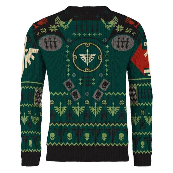Warhammer 40,000 Christmas Sweater Dark Angels Size XXXL