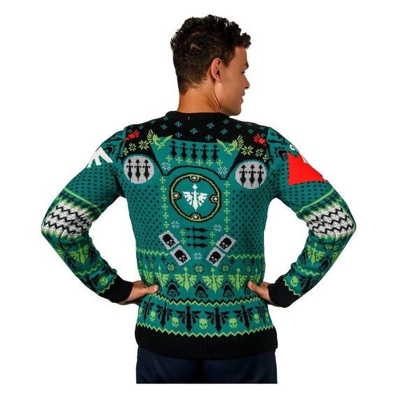 Warhammer 40,000 Christmas Sweater Dark Angels Size XXL