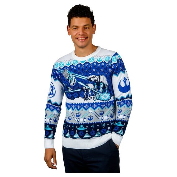 Star Wars Christmas Sweater AT-AT Assault Size M