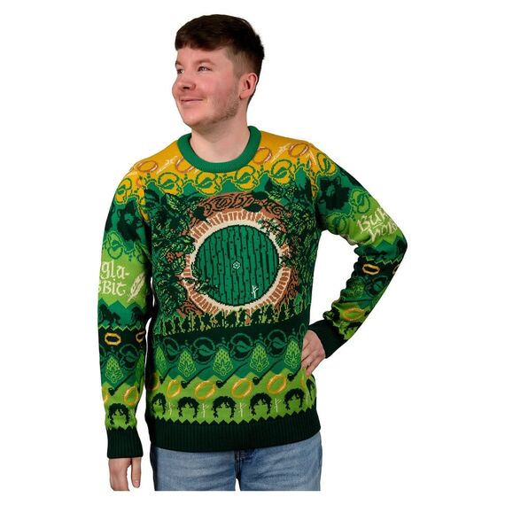Lord of the Rings Christmas Sweater The Shire Size L