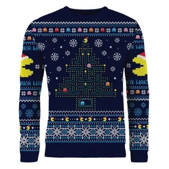 Pac-Man Christmas Sweater Size XXXL