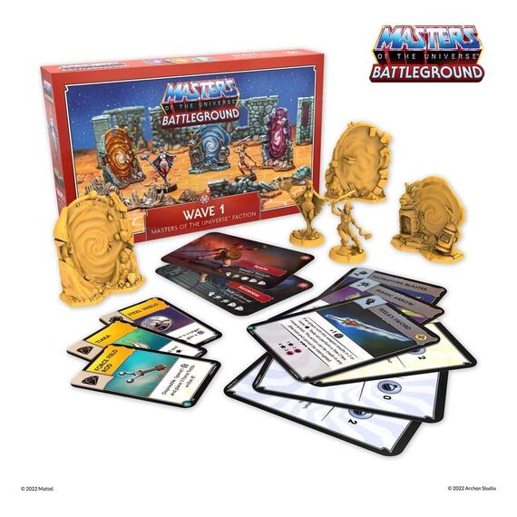 Masters of the Universe: Battleground Miniatures Game Wave 1: Masters of the Universe Faction *Spanish Version*